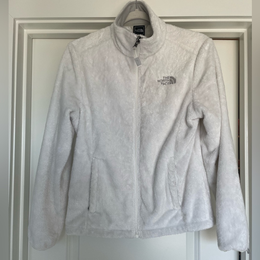 North Face white jacket, Size S